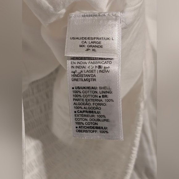 ✨NWT The Drop Annie Sweetheart Neckline Puff Sleeve Top Size  Large✨ - Picture 8 of 10